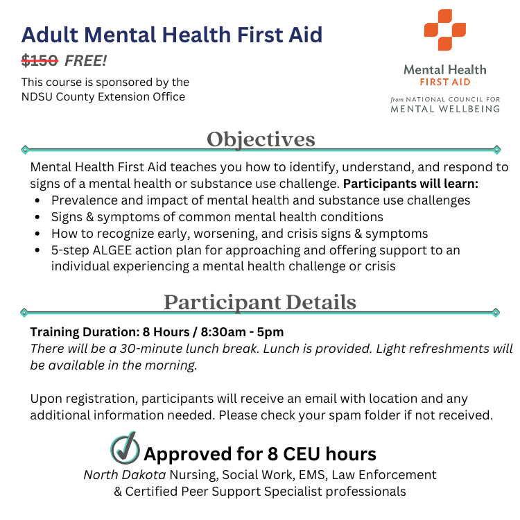 Adult Mental Health First Aid Firstlink